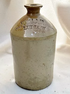 Buy Vintage Stoneware Wine Bottle Salt Glaze Keysell & Co Ludlow • 29.99£