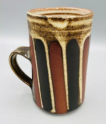 Buy Vintage Briglin Mug 1960s English Studio Pottery Striped Design • 11.95£