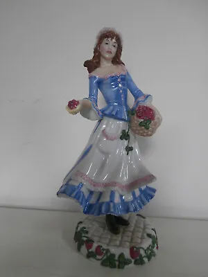 Buy Franklin Mint The Strawberry Girl Of Covent Garden Fine Porcelain Figurine Rare • 125£