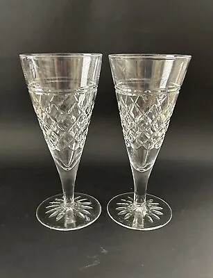Buy Thomas Webb Crystal Two Wine Glasses C1930s • 20£