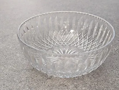 Buy Vintage THOMAS WEBB ENGLAND Cut Glass Crystal Serving Bowl 20cm • 6£