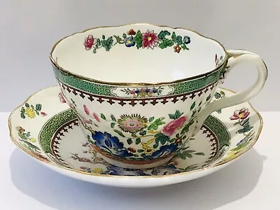 Buy Spode Copeland’s / Maple & Co. Fine China ‘Flower’ Cup & Saucer R4439 1900s • 50£