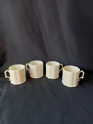 Buy Thorn Belleek Coffee Mugs Rare Set Of 4 • 144.57£
