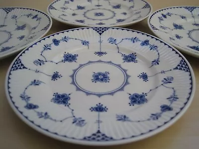 Buy 4 X Johnson Brothers Pottery Blue Denmark Pattern 6 Inch Tea Side Plates • 24£