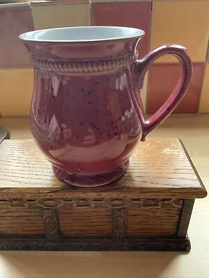 Buy Denby Vintage Solitaire Red Speckled Craftsman ½ Pint Mug   4.25”/10.5cm  RARE • 12.99£