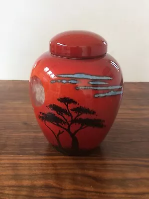 Buy Poole Pottery Larger African Sunset Ginger Jar, Fully Signed And Vgc • 75£