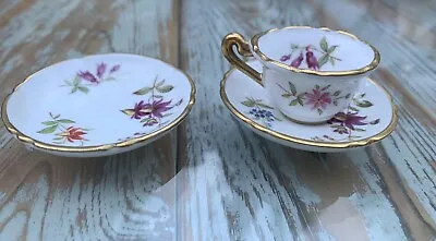 Buy Hammersley Bone China Miniature Tea Cup And Saucer & Spare Saucer • 5£