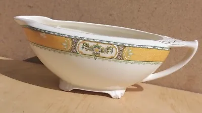 Buy Vintage Old Antique China Pottery White Yellow Rare Gravy Boat Old J&G Meakin  • 39.95£