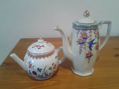 Buy 2 Vintage Teapots Porcelain By Klimax & Franklin Mint • 9£