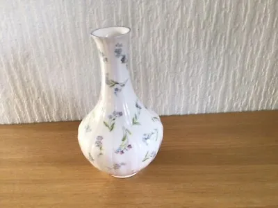 Buy Vintage 1980s.  Royal Worcester. 6 Inch Bone China Vase.  Forget Me Knot.... • 6.35£