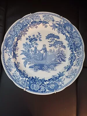 Buy Vintage The Spode Blue Room Collection 23.5cm Girl At Well  • 10.78£