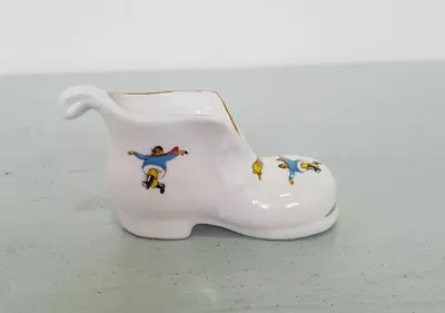 Buy Skegness Souvenir Pottery Shoe With Illustration By John Hassall • 5£