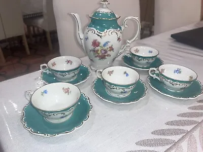 Buy Vintage Schumann Bavaria Germany Empire Tea Set  Tea Pot Cups And Saucers • 106.83£