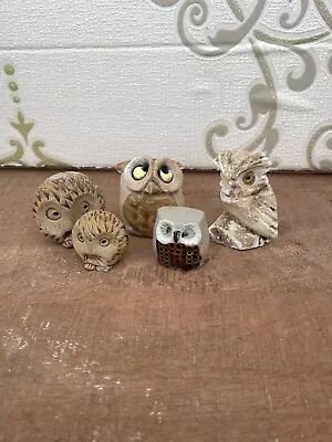 Buy Job Lot 5 X Owl Figurines - Ceramic, Pottery  • 2£