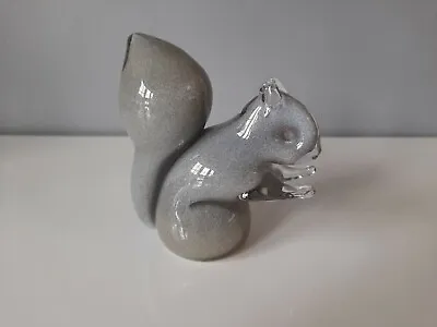 Buy Wedgwood Grey Glass Squirrel - Marked To Base • 14£