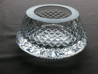 Buy Lovely Quality Cut Crystal Bowl / Pillar Candleholder  - Ex Cond • 7.99£