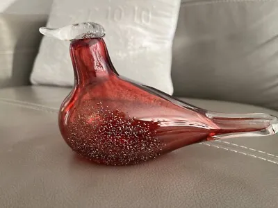 Buy Vintage Finnish Glass Bird Design By Asmo Uutela • 70.99£
