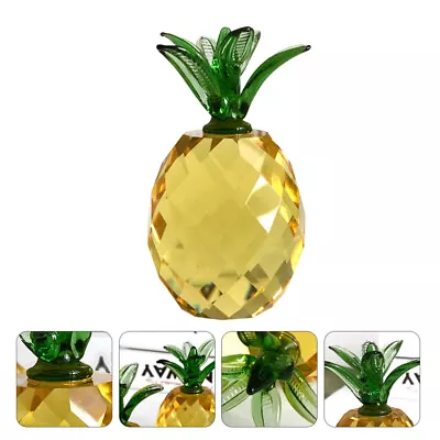 Buy  Table Ornament Crystal Pineapple Desktop Decoration Trendy Dining • 10.75£