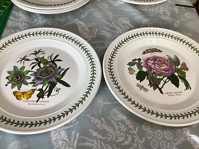 Buy 2 Portmeirion Botanic Garden Flowers 12” 30cm Dinner Plates Serving Rare • 39.99£