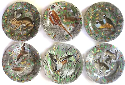 Buy Gien French Rambouillet Hunting Plates Set Of 6 - 10.25  - Mint Condition • 1,439.79£