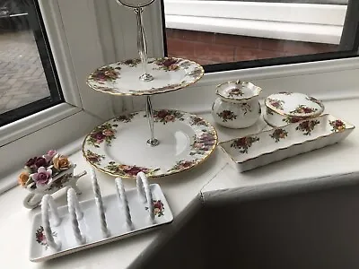 Buy A Job Lot Of Royal Albert Old Country Rose Collectable Collection Tableware • 70£