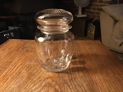 Buy Glass Decorative Jar With Lid. • 5£