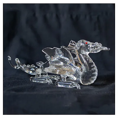 Buy Crystal DRAGON Ornament, Lovely Gift, New And In Gift Box • 19.99£