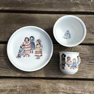 Buy Vintage Antique Dolls Nursery Ware By Thomas Germany Child’s Plate Bowl Mug Set • 25£
