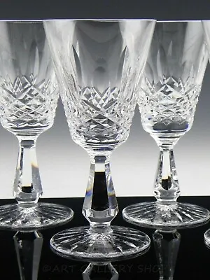 Buy 10 Waterford Crystal Kenmare White Wine Glasses  5 1/2  Vintage Irish Cut • 213.33£