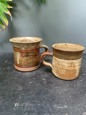 Buy Two Studio Pottery Mugs, Don Glanville And Warwick Parker • 14£