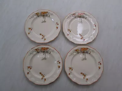 Buy Alfred Meakin Astoria / Marigold Side Plates In A Design Of Autumn Leaves X 4 • 12£