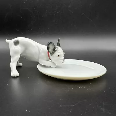 Buy 2012 Lladro Boutique MADISON 500 Porcelain French Bulldog Dog Dish Figurine RARE • 664.06£