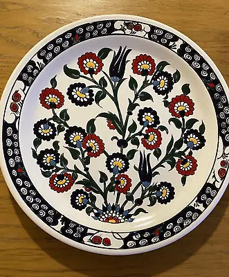 Buy Vintage Decorative Floral Greek Rhodes Elafos Keramik Plate Signed #8 • 28£