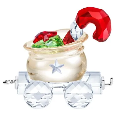 Buy Swarovski Crystal Beautiful  Santa's Gift Bag Wagon  5464864 Retired Bn Freepost • 95£