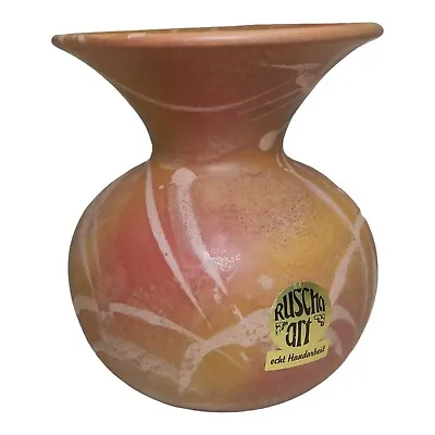 Buy Ruscha Keramik Vase Mid Century Modern MCM 60s 70s Brown Ceramic Germany VTG  • 36.50£