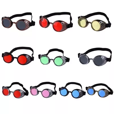 Buy Steampunk Victorians Goggles Glasses,Vintaeg Style Eyewear Raves,Party,Cosplays • 6.60£