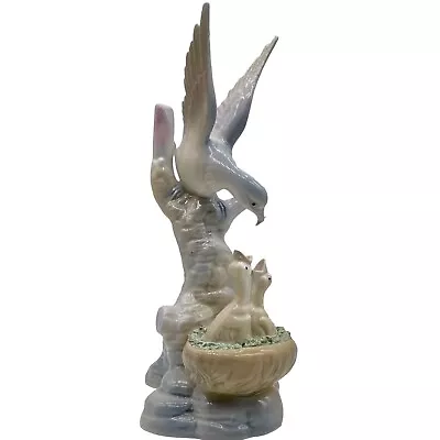 Buy 1971 Miquel Requena Baby Bird Feeding Porcelain Figurine Valencia Spain 8.75”H • 34.66£