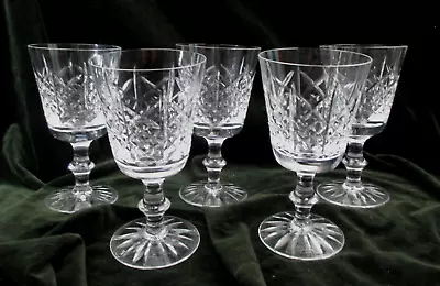 Buy Set Of 5 Edinburgh Crystal Highland 6 1/4  Wine Glasses • 49.99£