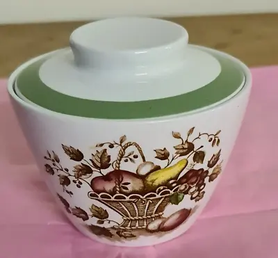 Buy Vintage ALFRED MEAKIN 'Fruit Basket' Design Sugar Bowl With Lid, Rare To Find • 12.99£