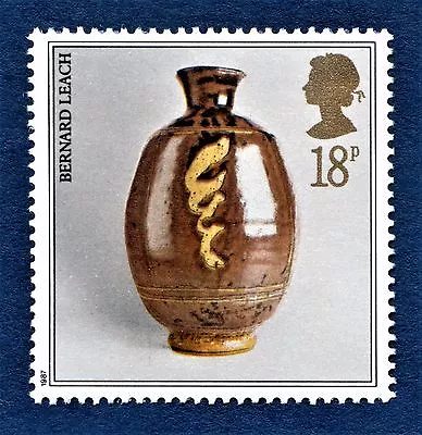 Buy GB  Pot By Bernard Leach Studio Pottery Illustrated On A Stamp- MNH • 1.85£