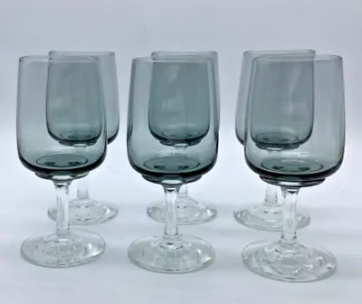 Buy Holmegaard Smoke Glass 4.5” Sherry Cordial Shot Liqueur Glasses Denmark, Set 6 • 23.14£