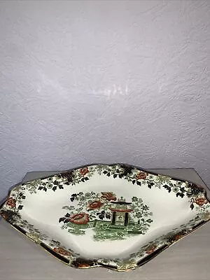 Buy Vintage Myott And Son Co Imperial Semi-Porcelain Indiana Plate Chinoiserie Scene • 10£