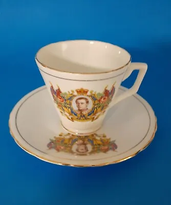 Buy Edward VIII Coronation 1937 Sutherland Bone China Tea Cup And Saucer Set VGC HTF • 56.85£