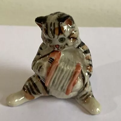 Buy Beswick Porcelain Miniature Vintage Cat Band Kitten Accordion • 15£