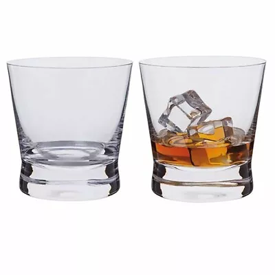 Buy Dartington Clear Crystal Bar Excellence Whisky Rocks Tumblers Glasses Set Of 2 • 53£