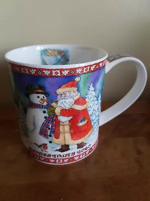 Buy Dunoon Christmas Mug Fine Bone China 2020 Santa Snowman • 19.95£