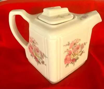 Buy Vintage Floral Roses Teapot Kernewek GoonHavern Cornwall England • 36.05£