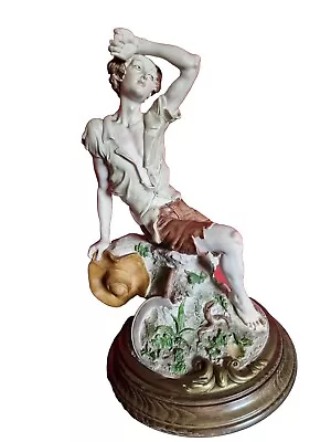 Buy Giuseppe Armani Capodimonte Figurine Statue Sculpture Boy Man Harvest Scythe 12  • 29.99£