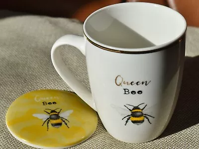Buy Queen Bee Ceramic Mug And Coaster Set New And Sealed Ideal Gift  • 9£