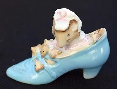 Buy Vintage 1959 BESWICK BP-2 Gold Oval Mark OLD WOMAN WHO LIVED In SHOE Figurine • 57.62£